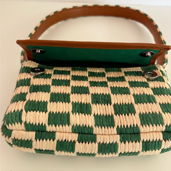 NWOT Anthropologie The Fiona Shoulder Bag: Raffia Edition - Picture 8 of 14